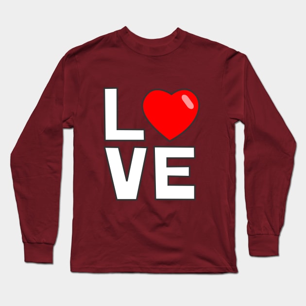 Love Long Sleeve T-Shirt by YumBooty